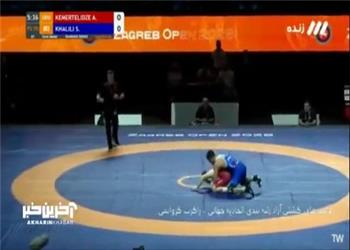 سینا خلیلی در کمتر از یک دقیقه طلا گرفت