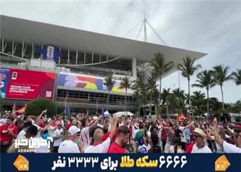 هواداران انگلیس پیش از بازی با نروژ